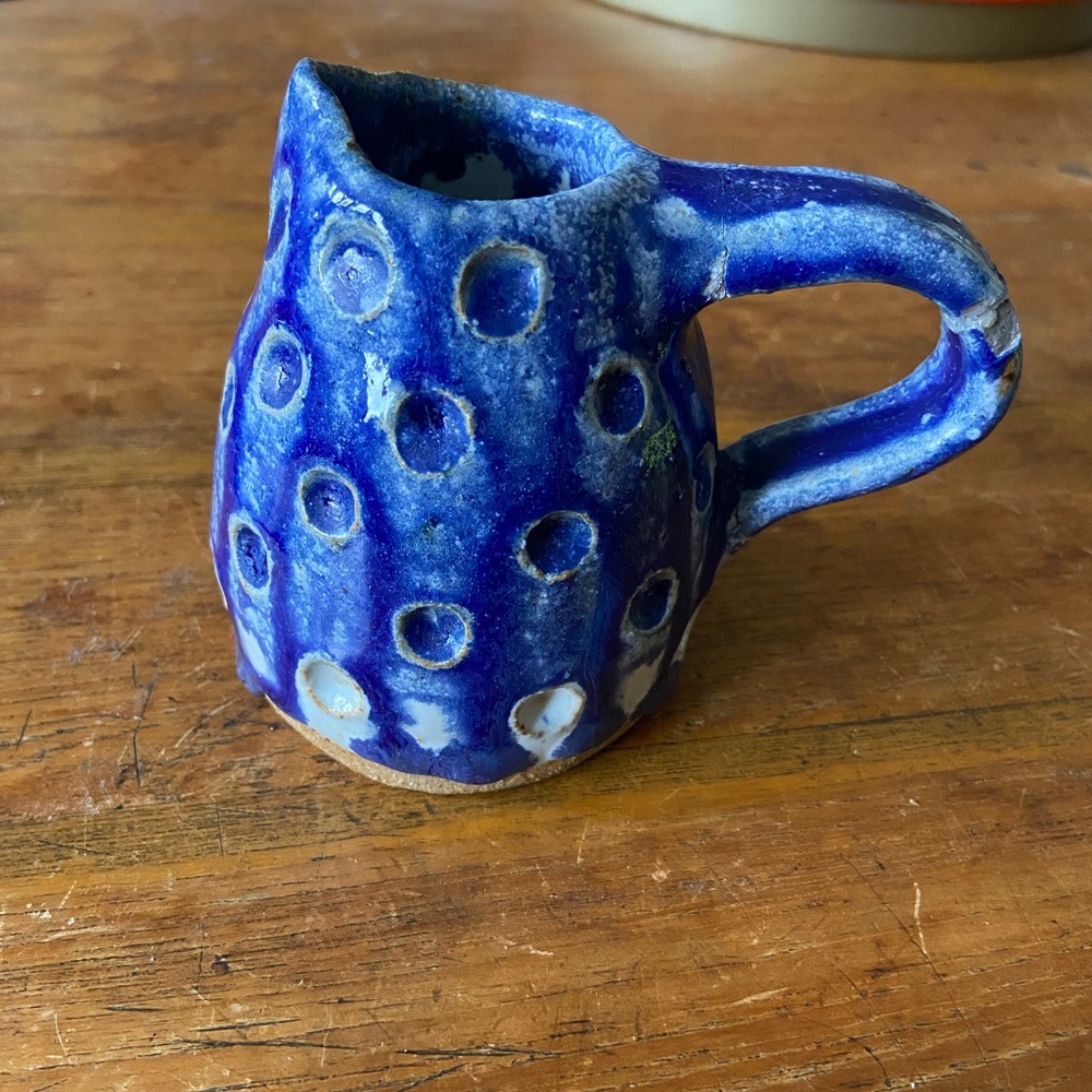 Vintage Studio Art Pottery Stoneware Creamer